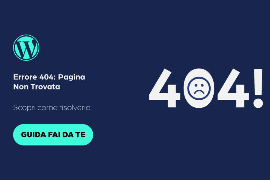 Errore 404 Pagina Non Trovata