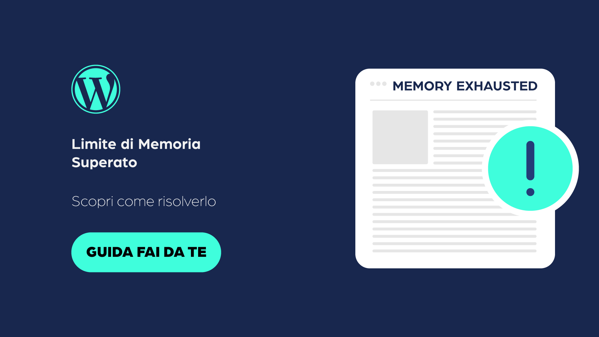 Limite di Memoria Superato