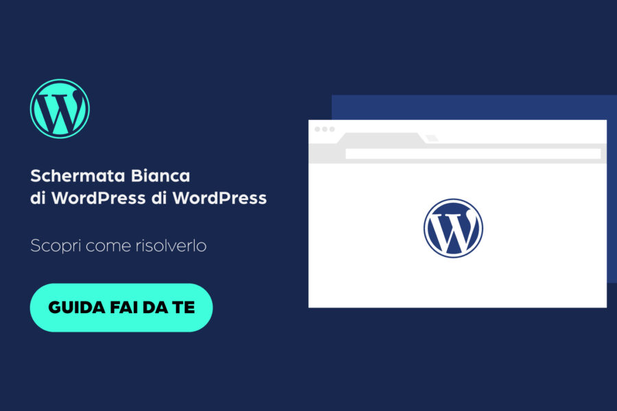 Schermata Bianca di WordPress